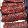 bbq ribs smoked tasty red