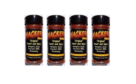 BUY FOUR Bottles Smackers Original Memphis Style BBQ Seasoning and Get FREE SHIPPING!
